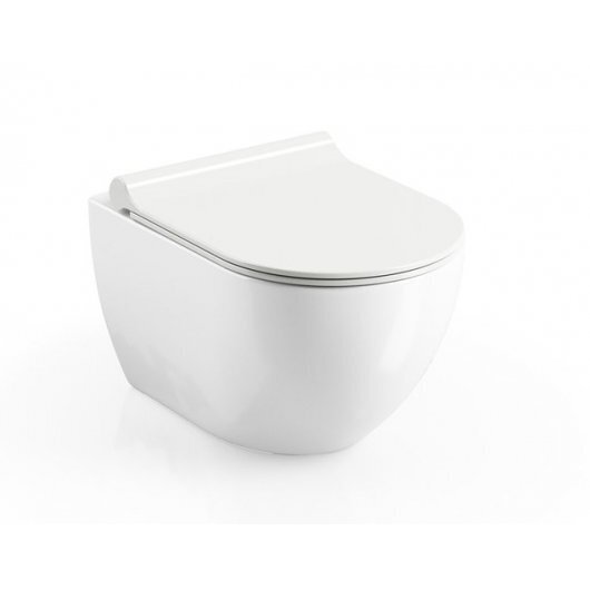 Seinale paigaldatav WC-pott Ravak Uni Chrome Rimoff, Soft Close kaanega цена и информация | WС-potid | kaup24.ee