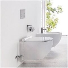 Seinale paigaldatav WC-pott Ravak Uni Chrome Rimoff, Soft Close kaanega hind ja info | WС-potid | kaup24.ee