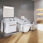 Seinale paigaldatav WC-pott Ravak Uni Chrome Rimoff, Soft Close kaanega hind ja info | WС-potid | kaup24.ee