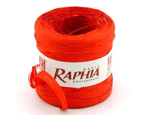 Kunst raffia basic 200m. ROSSO hind ja info | Floristlika materjalid | kaup24.ee