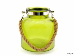 Värviline klaasist küünlajalg, riputatav olive hind ja info | Küünlad, küünlajalad | kaup24.ee