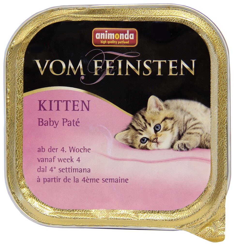 Vom Feinsten Kitten väikestele kassipoegadele, 100 g hind ja info | Konservid kassidele | kaup24.ee