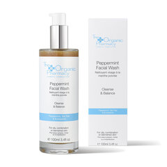 Näopesuvahend The Organic Pharmacy Peppermint Facial Wash, 100 ml hind ja info | Näopuhastusvahendid | kaup24.ee