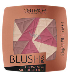 Põsepuna Catrice Blush Box Glowing + Multicolour, 5,5 g hind ja info | Päikesepuudrid, põsepunad | kaup24.ee