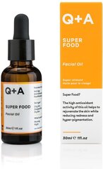 Öine näoõli Q + A Super Food, 30 ml цена и информация | Сыворотки для лица, масла | kaup24.ee