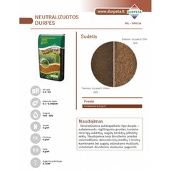 Turvas, neutraliseeritud - 50 l (pH 5,5-6,5) hind ja info | Muld, turvas, kompost | kaup24.ee