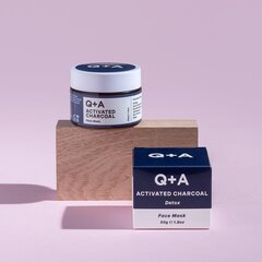 Näomask Q+A Activated Charcoal, 50 g hind ja info | Näomaskid, silmamaskid | kaup24.ee