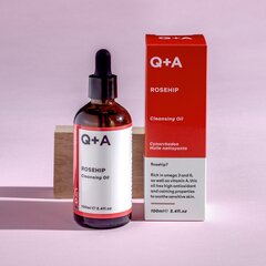 Puhastusõli Q+A Rosehip, 100 ml цена и информация | Сыворотки для лица, масла | kaup24.ee