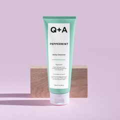 Очищающее средство для лица Q+A Peppermint, 125 мл цена и информация | Аппараты для ухода за лицом | kaup24.ee