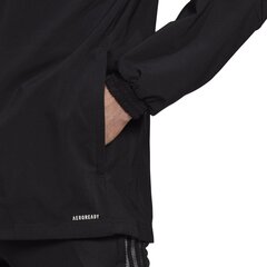 Спортивный свитер мужской Adidas Tiro 21 Windbreaker M GP4967, черный цена и информация | Мужская спортивная одежда | kaup24.ee