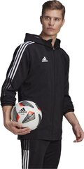 Спортивный свитер мужской Adidas Tiro 21 Windbreaker M GP4967, черный цена и информация | Мужская спортивная одежда | kaup24.ee