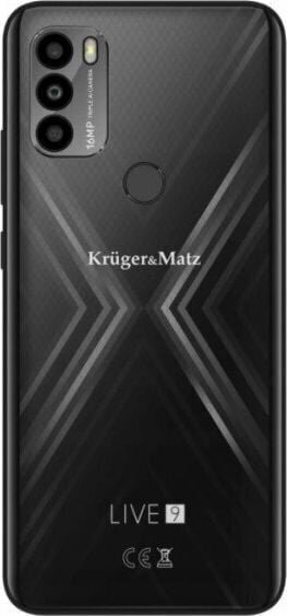 Nutitelefon Kruger & Matz smartphone Live 9 64GB Black hind ja info | Telefonid | kaup24.ee