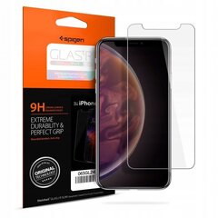 SPIGEN SLIM защитное стекло предназначено для iPhone XI, iPhone XS ,iPhone X цена и информация | Ekraani kaitsekiled | kaup24.ee