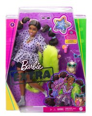 Barbie® Extra nukk - Pigtails with Bobble Hair Ties GXF10 hind ja info | Tüdrukute mänguasjad | kaup24.ee