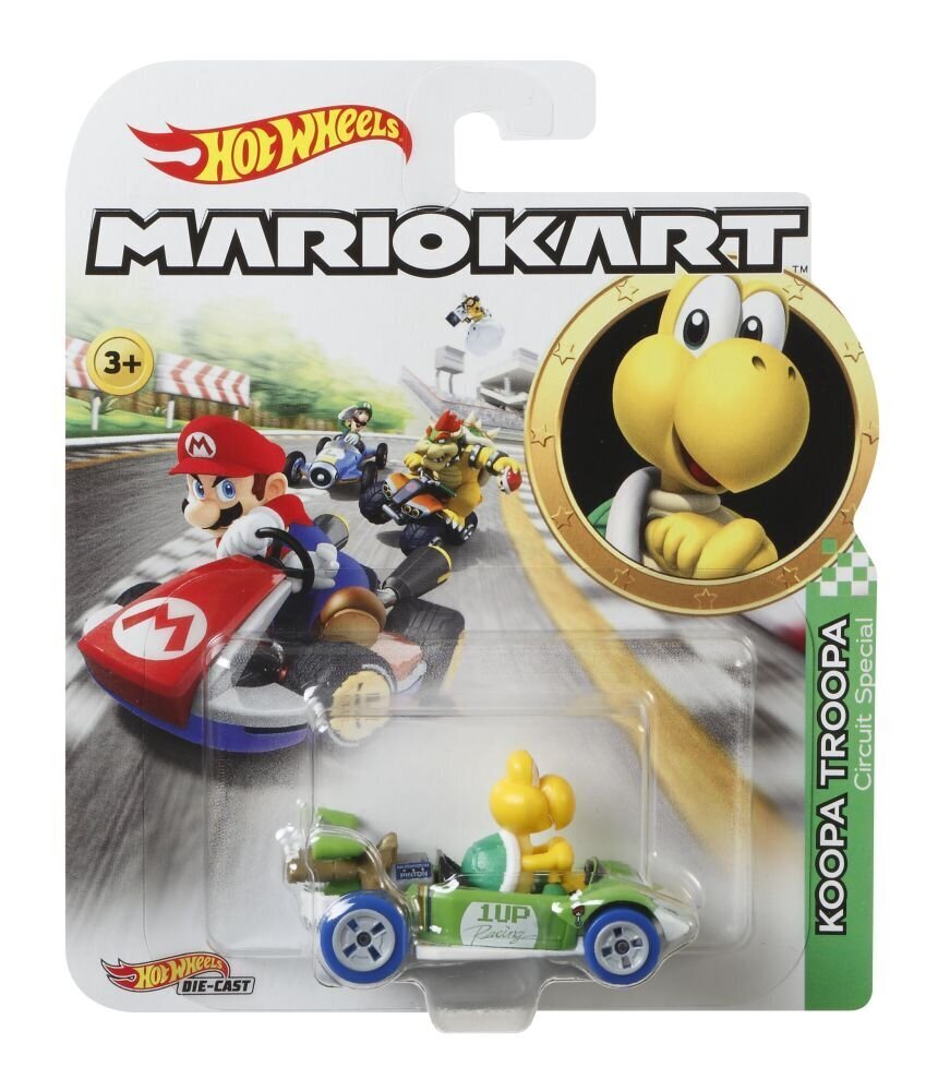 Hot Wheels® Mario Kart teemalised mudelautod GBG25 hind ja info | Poiste mänguasjad | kaup24.ee