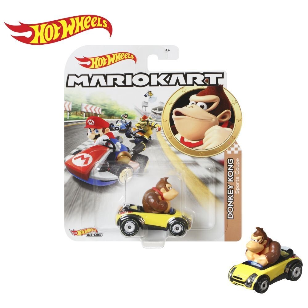 Hot Wheels® Mario Kart teemalised mudelautod GBG25 hind ja info | Poiste mänguasjad | kaup24.ee