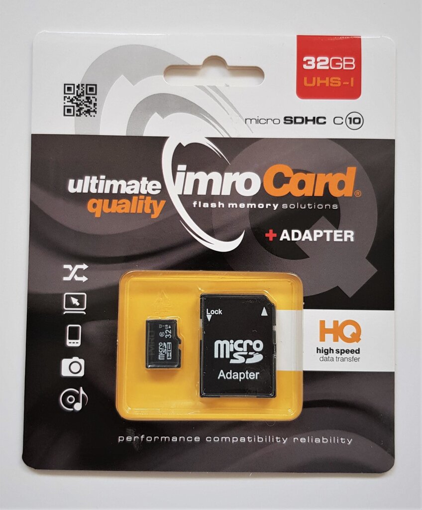Imro MicroSDHC, 32 GB hind ja info | Fotoaparaatide mälukaardid | kaup24.ee