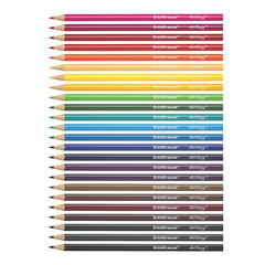 Цветные карандаши трехгранные ArtBerry 24 цвета цена и информация | Принадлежности для рисования, лепки | kaup24.ee