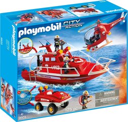 95037 PLAYMOBIL® City Action Tuletõrjujate meeskond koos allveelaevaga hind ja info | Klotsid ja konstruktorid | kaup24.ee