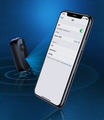 Ugreen CM279 аудиоадаптер AUX, Bluetooth 5.0 aptX, черный цена и информация | Адаптер Aten Video Splitter 2 port 450MHz | kaup24.ee