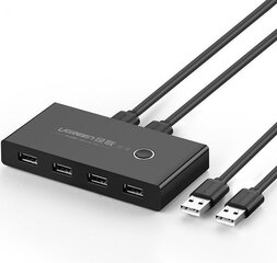 Коммутационный адаптер Ugreen US216 USB 3.0, черный цена и информация | Маршрутизаторы (роутеры) | kaup24.ee