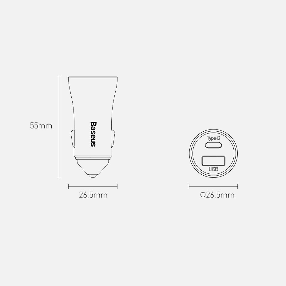 Baseus TZCCJD-0G hind ja info | Mobiiltelefonide laadijad | kaup24.ee