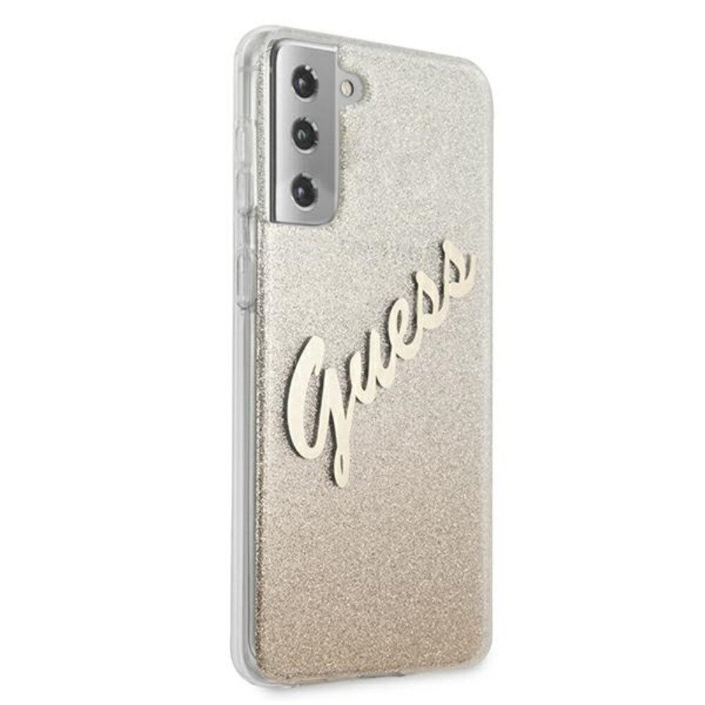 Ümbris Guess telefonile Samsung S21 Ultra, Glitter Vintage Logo цена и информация | Telefoni kaaned, ümbrised | kaup24.ee