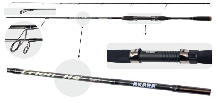 Spinning Akara Erion Jig, 2X, 198cm hind ja info | Muud kalastustarvikud | kaup24.ee