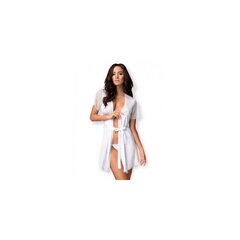 Obsessiivne - Miamor Robe & Thong White S/M hind ja info | Naiste sekspesu | kaup24.ee