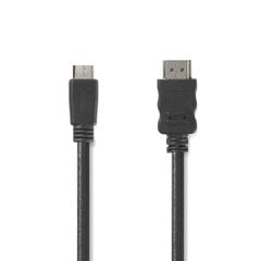 Videokaabel HDMI A otsik - HDMI mini otsik, 2m цена и информация | Кабели и провода | kaup24.ee