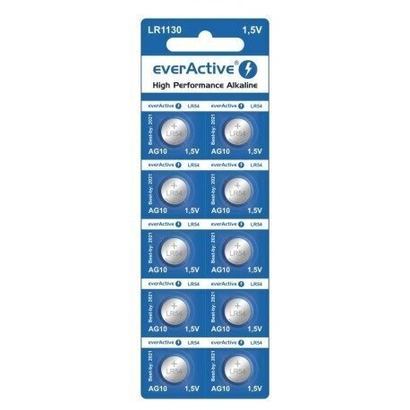 Patareid Everactive Ag10-10bb Blister, 10 tk цена и информация | Patareid | kaup24.ee