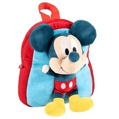 Laste kott Mickey Mouse, sinine, 20 x 23 x 8 cm hind ja info | Koolikotid, sussikotid | kaup24.ee