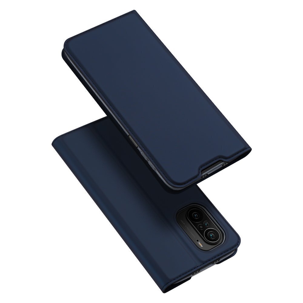 Dux Ducis Skin Pro Bookcase type case, sobib Xiaomi Redmi K40 Pro+ / K40 Pro / K40 / Poco F3, sinine цена и информация | Telefoni kaaned, ümbrised | kaup24.ee