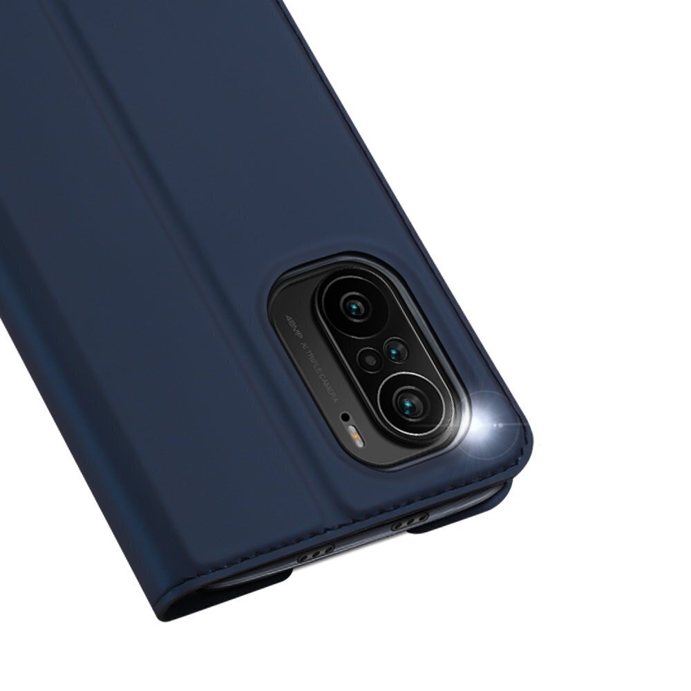 Dux Ducis Skin Pro Bookcase type case, sobib Xiaomi Redmi K40 Pro+ / K40 Pro / K40 / Poco F3, sinine цена и информация | Telefoni kaaned, ümbrised | kaup24.ee