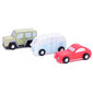 Puidust autode komplekt New Classic Toys, 11932 hind ja info | Poiste mänguasjad | kaup24.ee