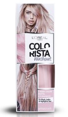 Временная краска для волос L'Oreal Paris Colorista Washout, Pink цена и информация | Краска для волос | kaup24.ee