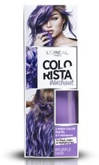 Временная краска для волос L'Oreal Paris Colorista Washout, Purple цена и информация | Краска для волос | kaup24.ee