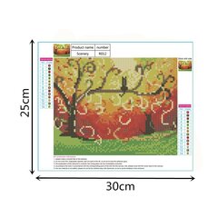 Алмазная картина-мозаика 5D набор (клеика страз) 25x30 см DK32208 цена и информация | Алмазная мозаика | kaup24.ee