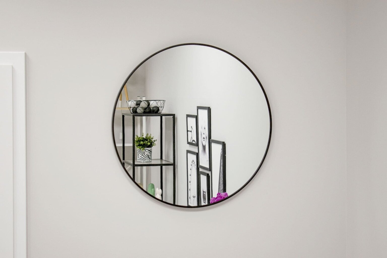 Peegel, 60 cm, hall hind ja info | Peeglid | kaup24.ee