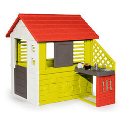 Детский игровой домик с кухней Smoby, 145х110х127 см цена и информация | Детские игровые домики | kaup24.ee