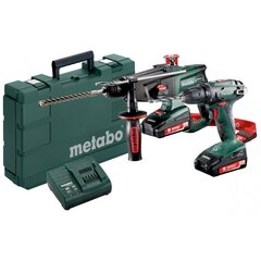 Набор инструментов Metabo BS 18 + KHA 18 LTX 2.0Ач цена и информация | Шуруповерты, дрели | kaup24.ee