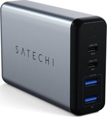 Vooluadapter Satechi 75W 2x USB-C ja 2x USB-A цена и информация | Зарядные устройства для телефонов | kaup24.ee