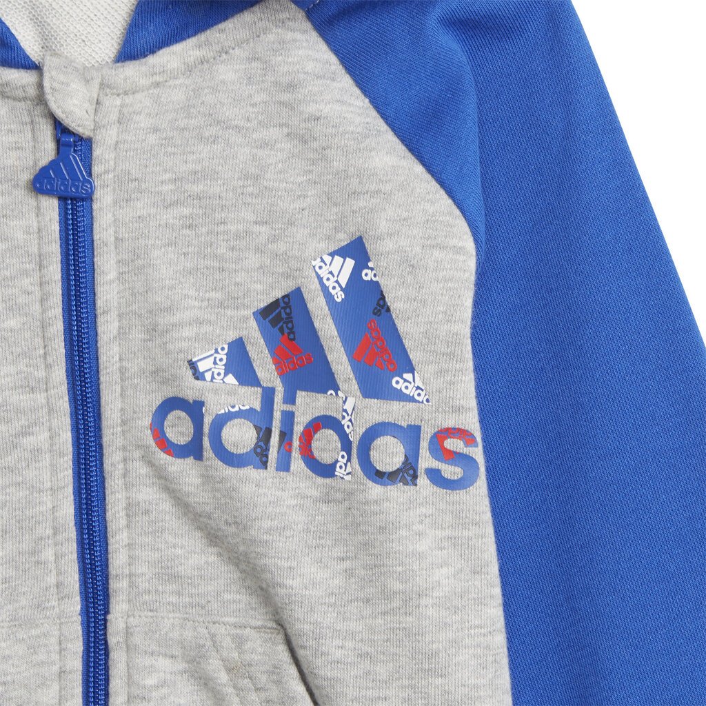 Adidas Spordikostüümid I Bos Logo Fz J Blue H28829/80 hind ja info | Komplektid poistele | kaup24.ee