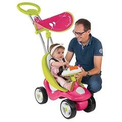 Laste sõiduauto-jalutuskäru Smoby Bubble Go, roosa hind ja info | Kolmerattalised jalgrattad | kaup24.ee