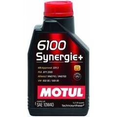Моторное масло Motul 6100 Synergie + 10W40, 108646, 1 л. цена и информация | Моторные масла | kaup24.ee