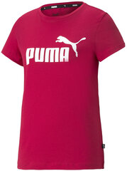 Puma Pluusid Ess Logo Tee Bordeaux 586775 33/M цена и информация | Женские футболки | kaup24.ee