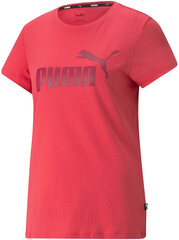 Футболка Puma Ess Logo Tee Coral 586775 35/M цена и информация | Футболка женская | kaup24.ee