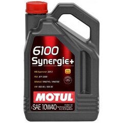 Õli MOTUL 6100 SYNERGIE+ 10W40 5L цена и информация | Моторные масла | kaup24.ee