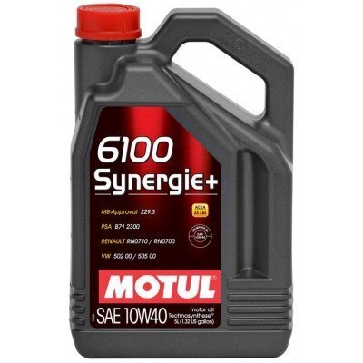 Õli MOTUL 6100 SYNERGIE+ 10W40 5L hind ja info | Mootoriõlid | kaup24.ee