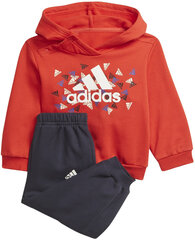 Cпортивный костюм Adidas I Bos Gra Jog Blue Red H28842/92 цена и информация | Комплекты для мальчиков | kaup24.ee